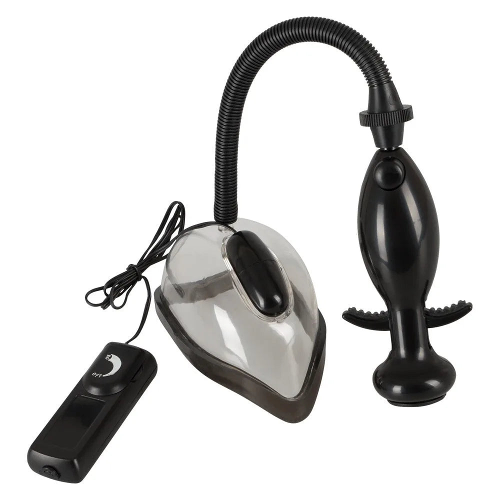 Vibrating Vagina Sucker - Remote Controlled - PlayBlue