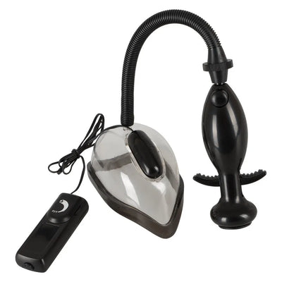 Vibrating Vagina Sucker - Remote Controlled - PlayBlue