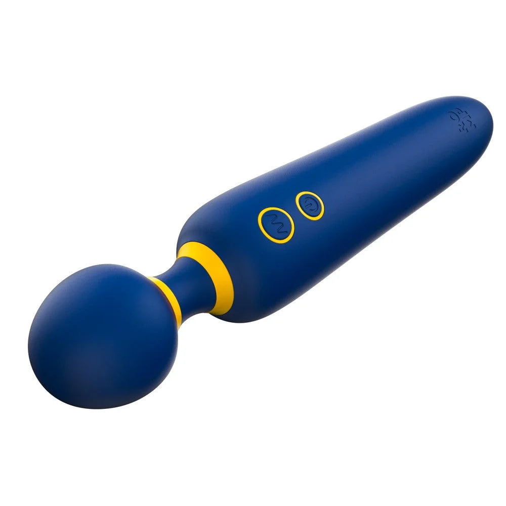 ROMP by Womanizer - Flip Rechargeable Wand - PlayBlue