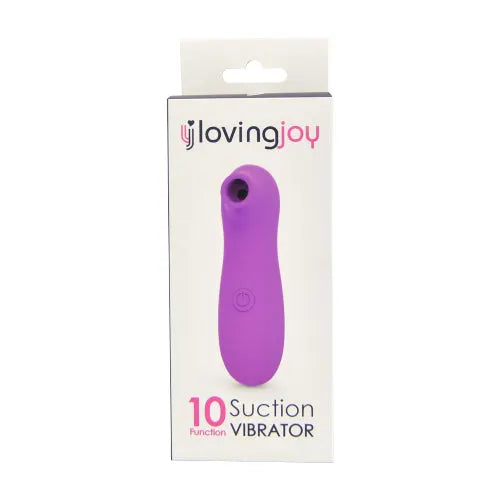 Loving Joy 10 Function Clitoral Suction Vibrator - PlayBlue