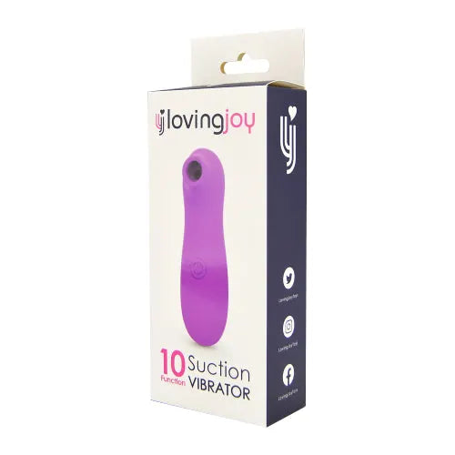 Loving Joy 10 Function Clitoral Suction Vibrator - PlayBlue
