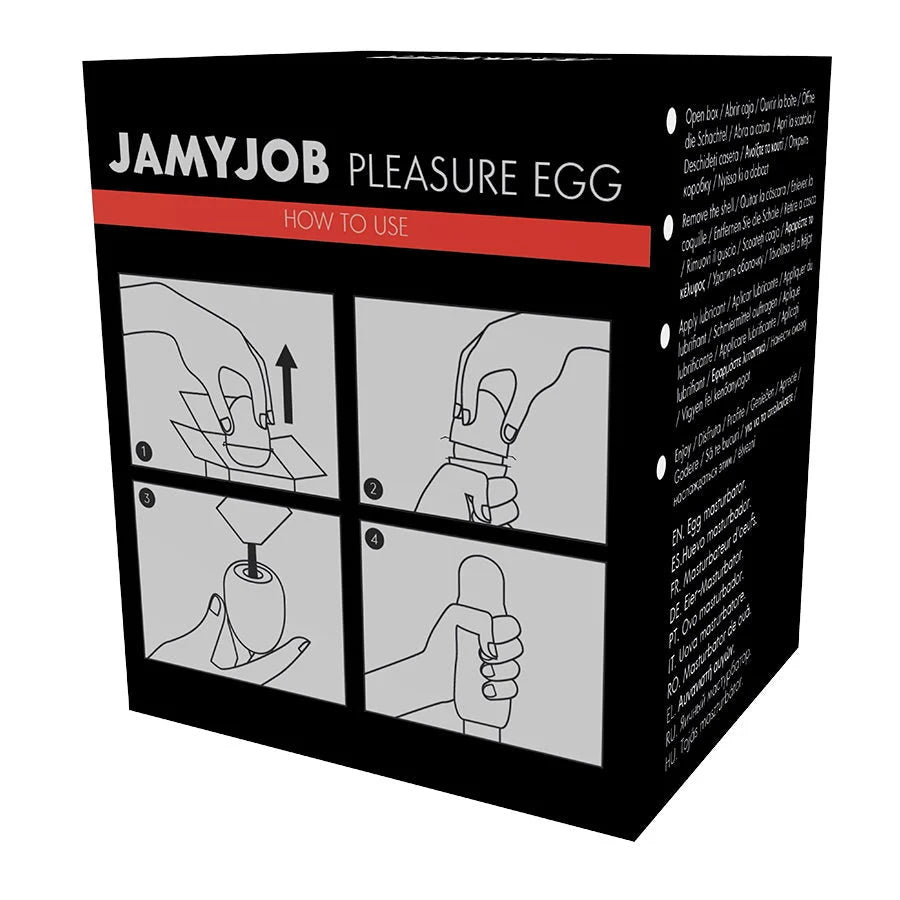 JamyJob - Egg Masturbator Black Version - PlayBlue