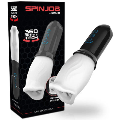 JamyJob - Spinjob Rechargeable Oral Sex Stimulator - PlayBlue