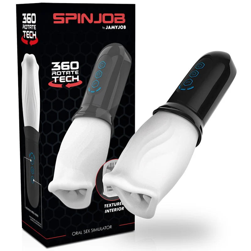JamyJob - Spinjob Rechargeable Oral Sex Stimulator - PlayBlue