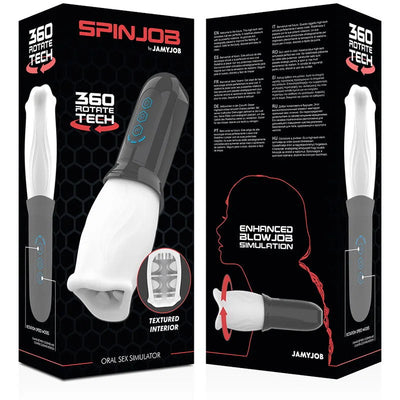 JamyJob - Spinjob Rechargeable Oral Sex Stimulator - PlayBlue