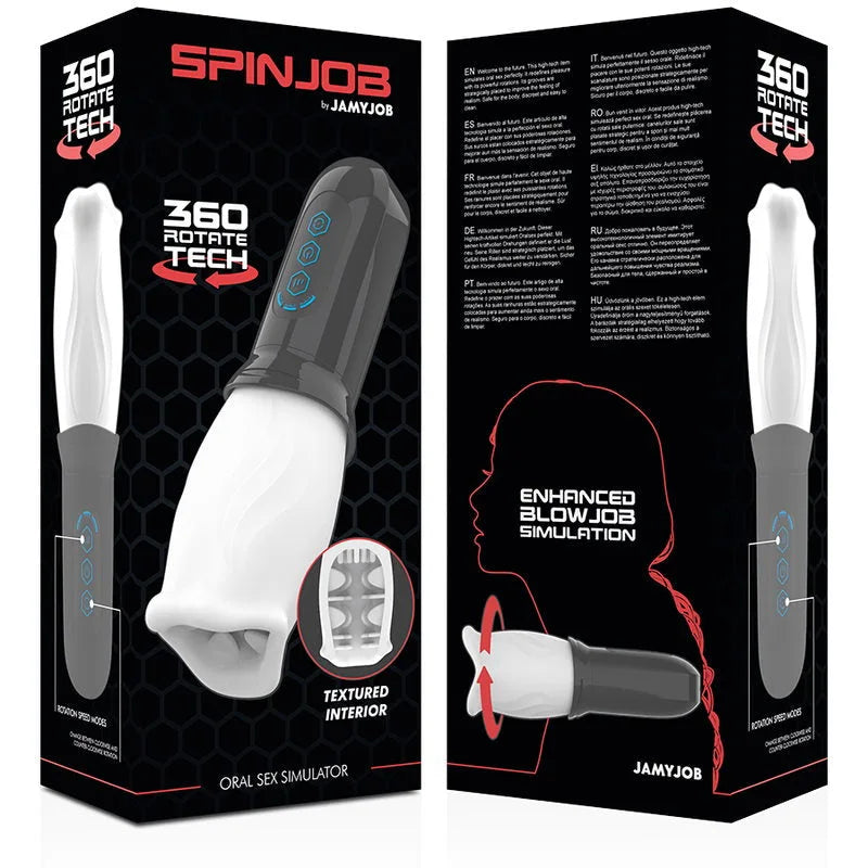 JamyJob - Spinjob Rechargeable Oral Sex Stimulator - PlayBlue