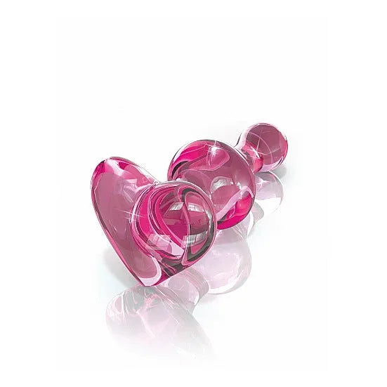 Icicles - Glass Heart Plug - No 75 - PlayBlue