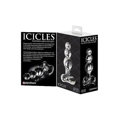 Icicles - Glass Beaded Plug - No 47 - PlayBlue