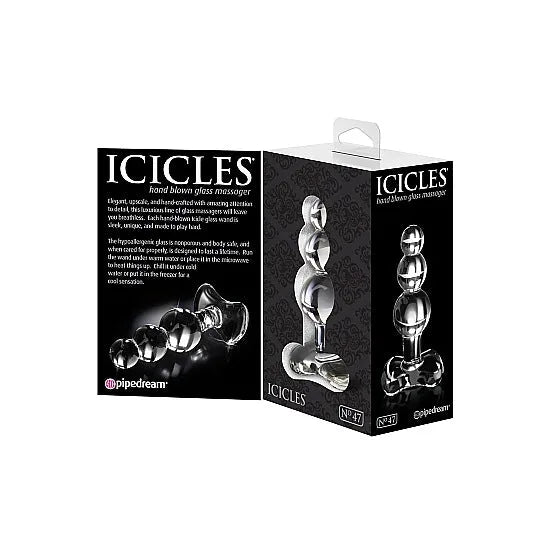 Icicles - Glass Beaded Plug - No 47 - PlayBlue