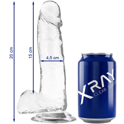 XRAY Clear Cock & Balls 8 - PlayBlue