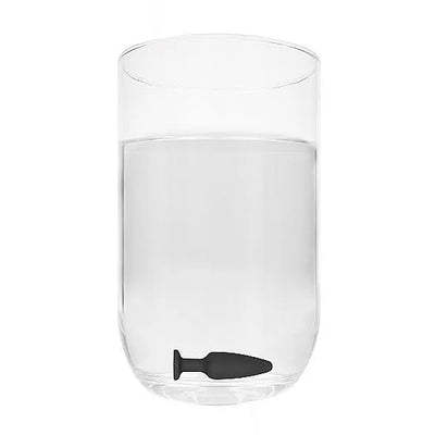 Ouch - Cone-Shaped Diamond Butt Plug - Black - PlayBlue