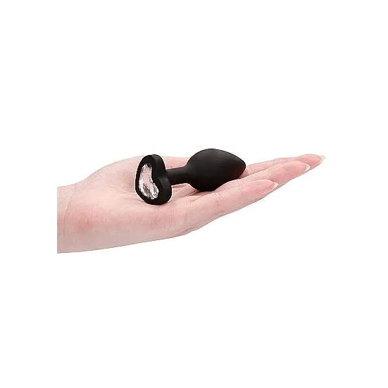 Diamond Heart Butt Plug - Large - PlayBlue