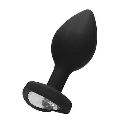 Diamond Heart Butt Plug - Large - PlayBlue