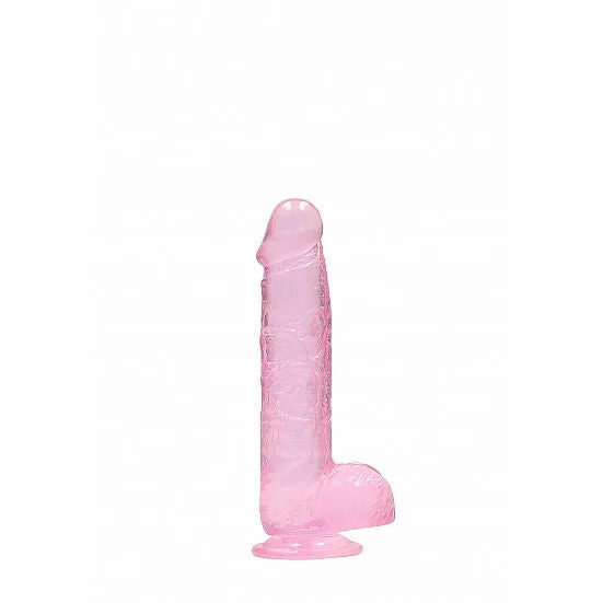RealRock - 6 Realistic Dildo With Balls - Pink - PlayBlue