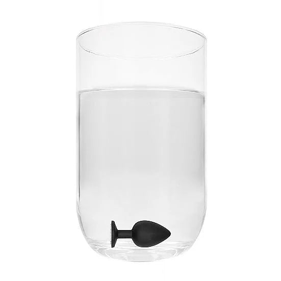 Sono - No. 91 - Self Penetrating Jewel Butt Plug - Black - PlayBlue
