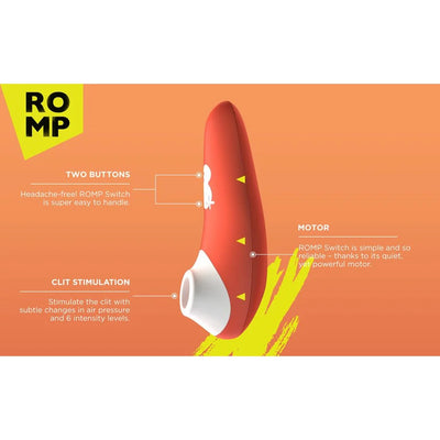 ROMP by Womanizer - Switch Pleasure Air Pulsator - PlayBlue