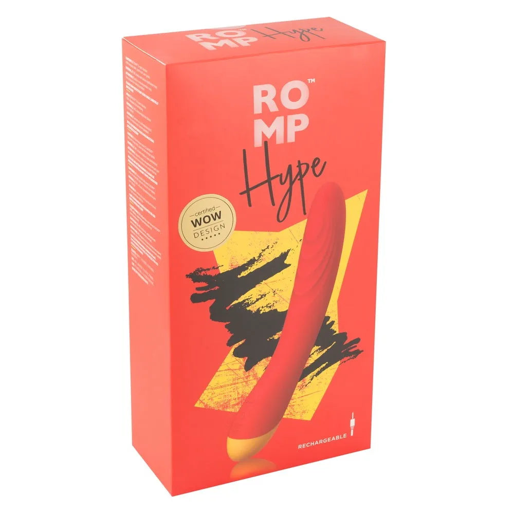 ROMP by Womanizer - Hype Rechargeable Vibrator - PlayBlue