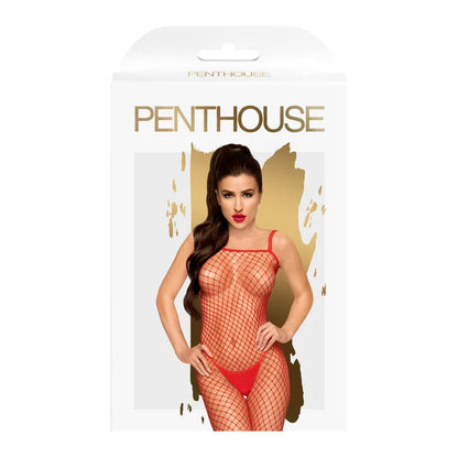 Penthouse - Body Search - Fishnet Bodystocking - Red