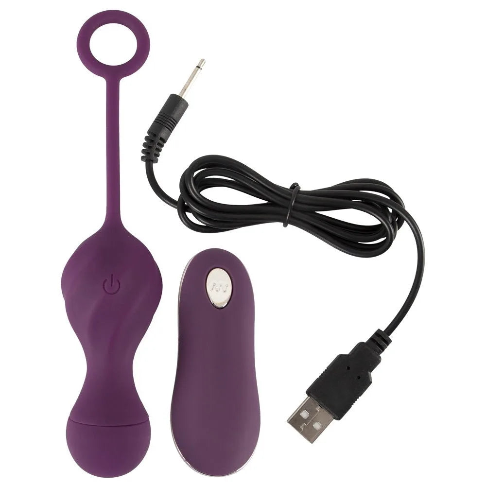 Sweet Smile - Remote Controlled Rechargeable Love Balls - PlayBlue