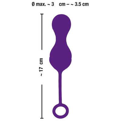 Sweet Smile - Remote Controlled Rechargeable Love Balls - PlayBlue