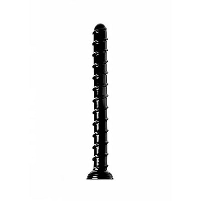1.5 Swirl Hose -18 Long - Suction Dildo - PlayBlue