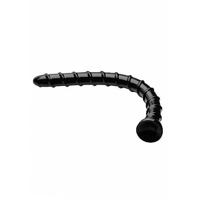 1.5 Swirl Hose -18 Long - Suction Dildo - PlayBlue