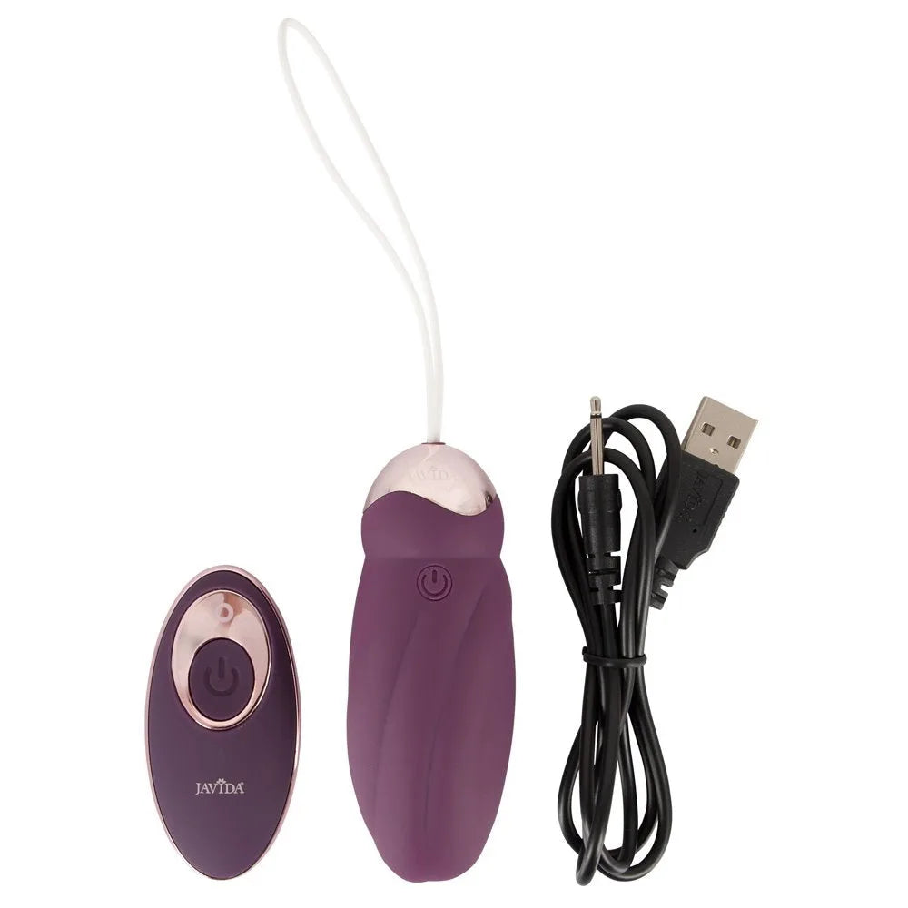 Javida Rechargeable Rotating Love Ball - PlayBlue