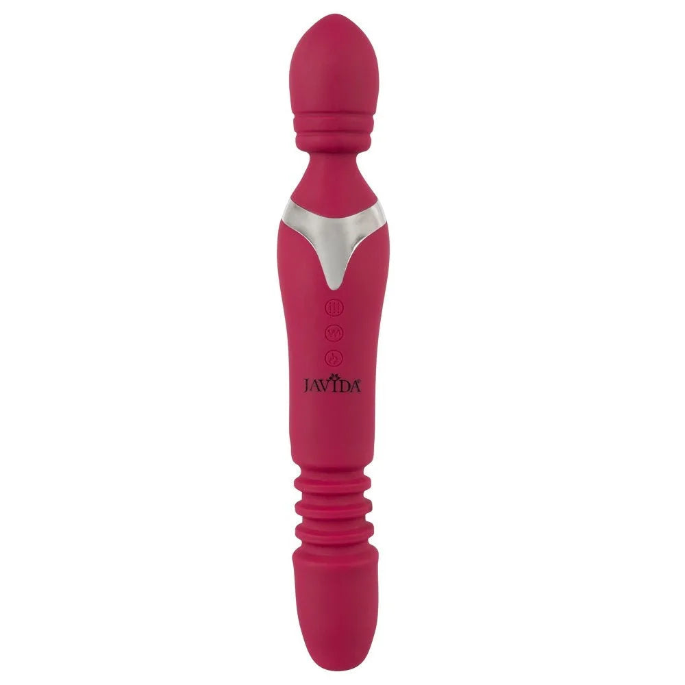 Javida Thrusting Rechargeable Dual Wand - PlayBlue