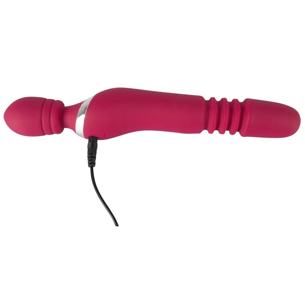 Javida Thrusting Rechargeable Dual Wand - PlayBlue