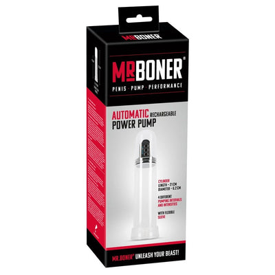 Mr Boner - Automatic Rechargeable Penis Pump - PlayBlue
