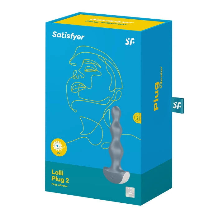 Satisfyer Lolli Plug 2 - Dual Motor Rechargeable - PlayBlue