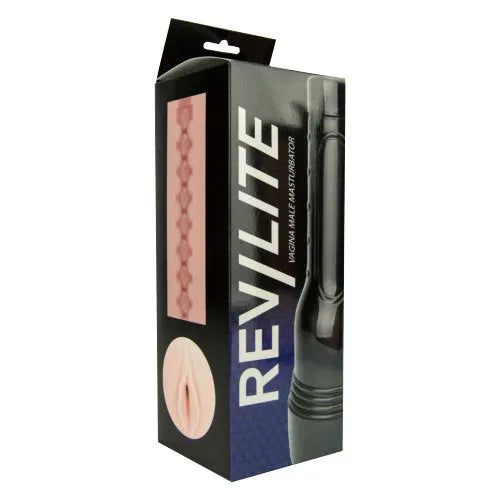 Rev-Lite Realistic Vagina Male Masturbator - PlayBlue