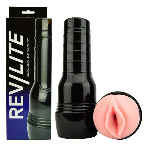 Rev-Lite Realistic Vagina Male Masturbator - PlayBlue