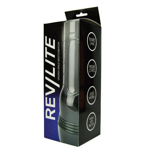Rev-Lite Realistic Vagina Male Masturbator - PlayBlue