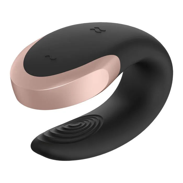 Satisfyer - Double Love Luxury Couples Vibrator - PlayBlue