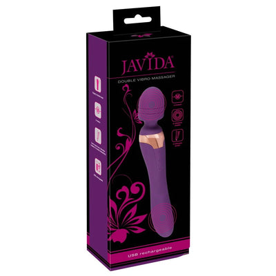 Javida Double Rechargeable Wand - PlayBlue