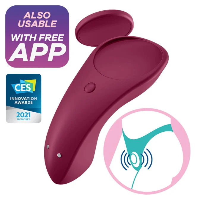 Satisfyer - Sexy Secret - App Controlled Panty Vibe - PlayBlue