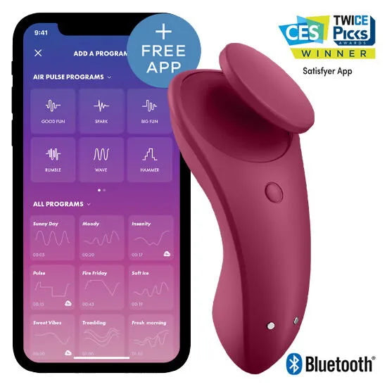 Satisfyer - Sexy Secret - App Controlled Panty Vibe - PlayBlue