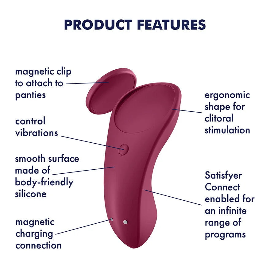 Satisfyer - Sexy Secret - App Controlled Panty Vibe - PlayBlue