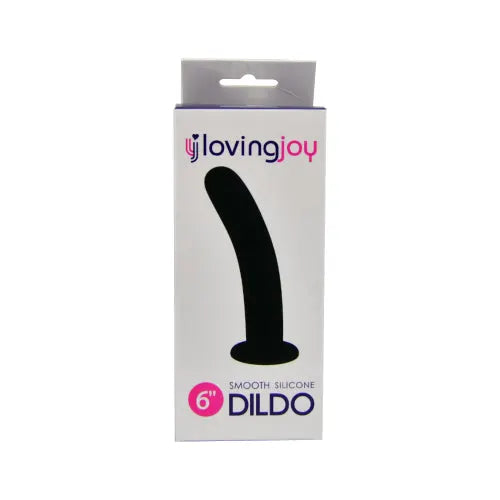 Loving Joy Smooth Silicone Dildo 6 Inch - PlayBlue