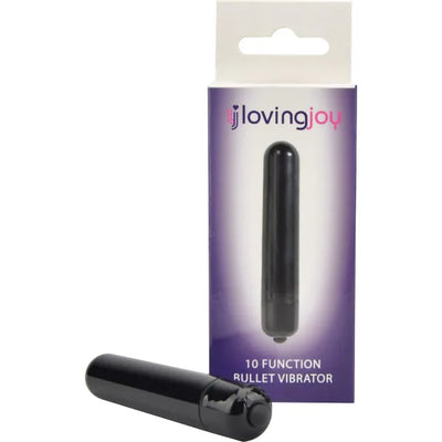 Loving Joy 10 Function Obsidian Bullet Vibrator - PlayBlue