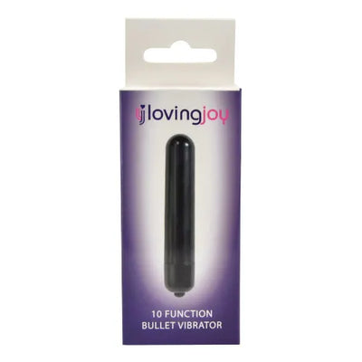 Loving Joy 10 Function Obsidian Bullet Vibrator - PlayBlue