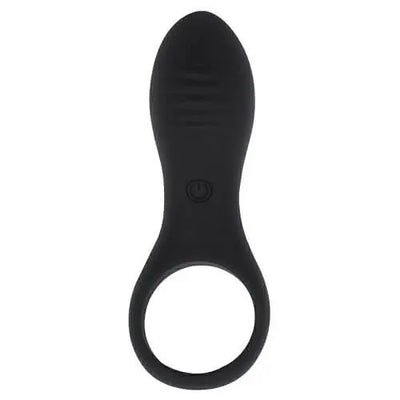 Loving Joy Rechargeable Silicone Vibrating Cock Ring - PlayBlue