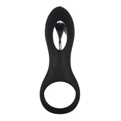 Loving Joy Rechargeable Silicone Vibrating Cock Ring - PlayBlue