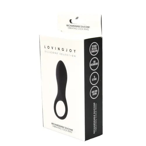 Loving Joy Rechargeable Silicone Vibrating Cock Ring