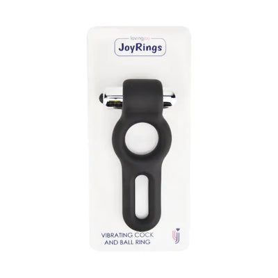 JoyRings Silicone Vibrating Cock and Ball Ring - PlayBlue