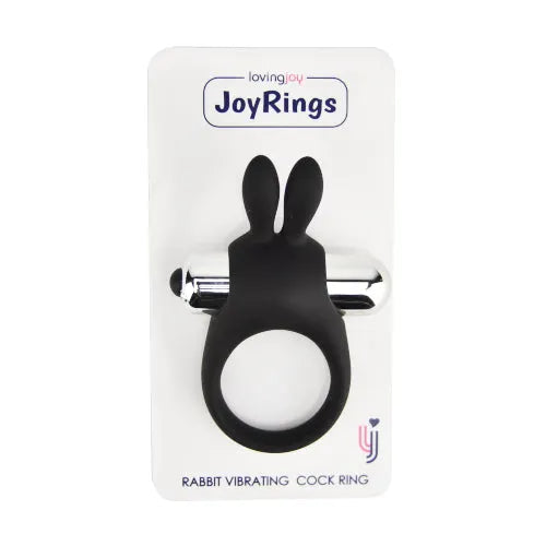 JoyRings Silicone Rabbit Vibrating Cock Ring