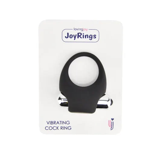 JoyRings Silicone Vibrating Cock Ring - PlayBlue