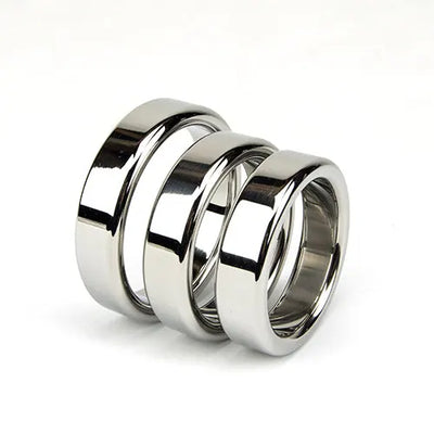 Bound to Please Metal Cock and Ball Ring - 50mm - PlayBlue