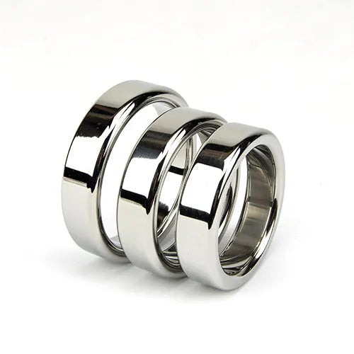 Bound to Please Metal Cock and Ball Ring - 50mm - PlayBlue